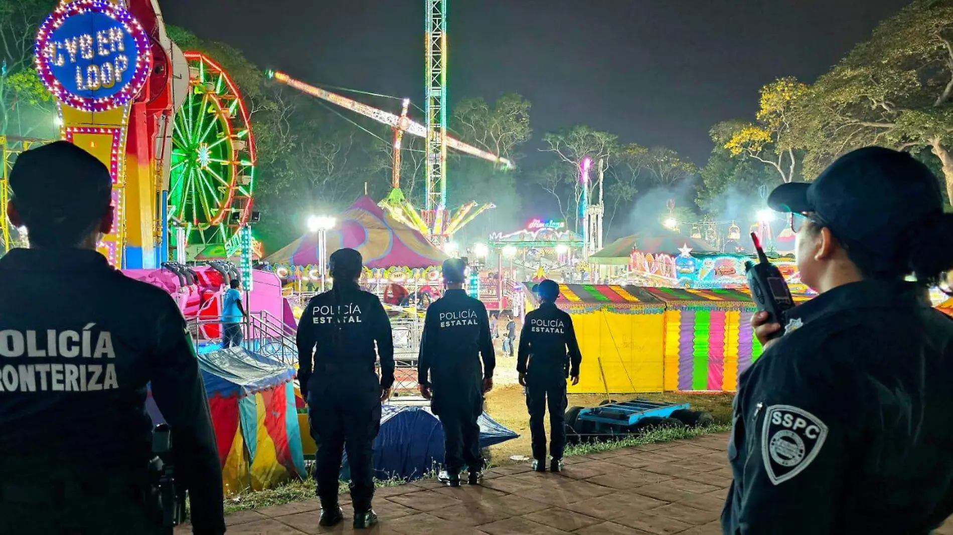 policias en expo feria